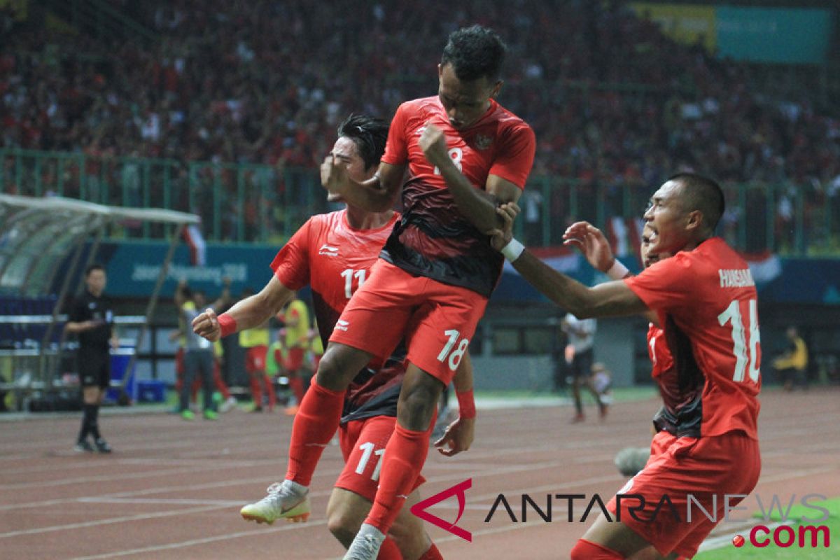Indonesia suffers defeat against Palestine 1-2 in football