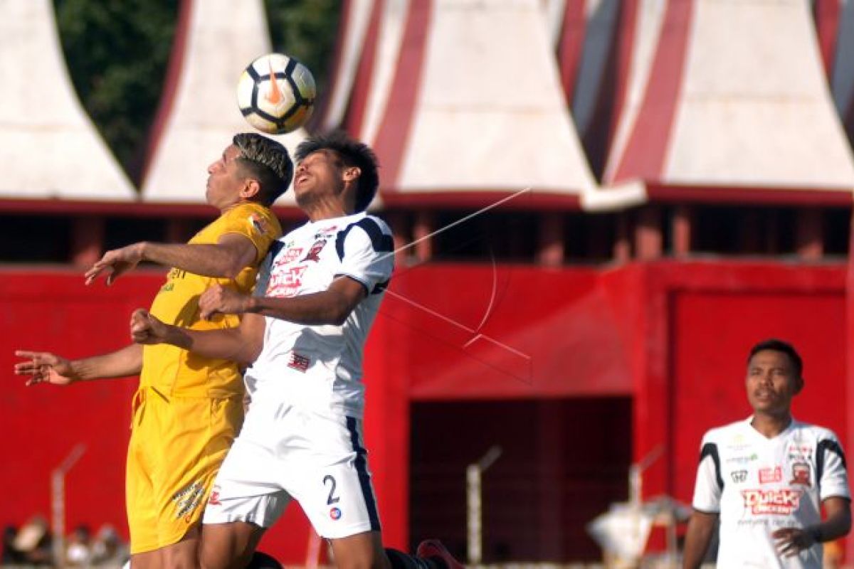 Sriwijaya FC menelan kekalahan dari Madura United