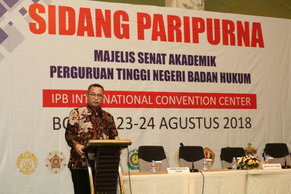 IPB tuan rumah Sidang Paripurna III Majelis Senat Akademik PTN-BH