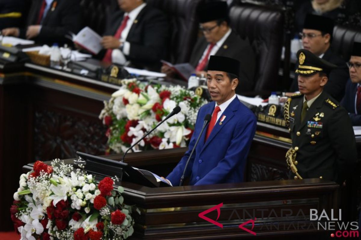 Pidato lengkap Presiden Joko Widodo pada Sidang Tahunan MPR 2018