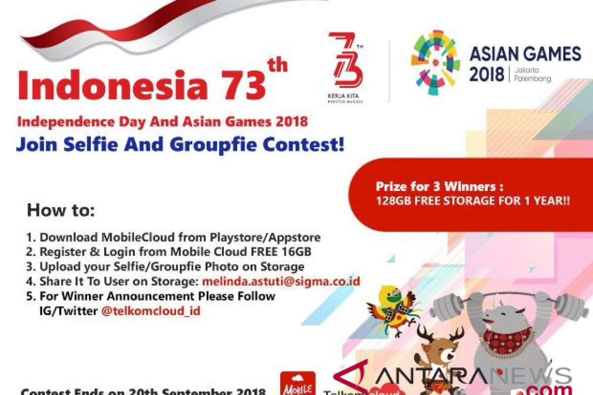 Sambut HUT RI dan Asian Games 2018, Telkomsigma luncurkan kontes selfie