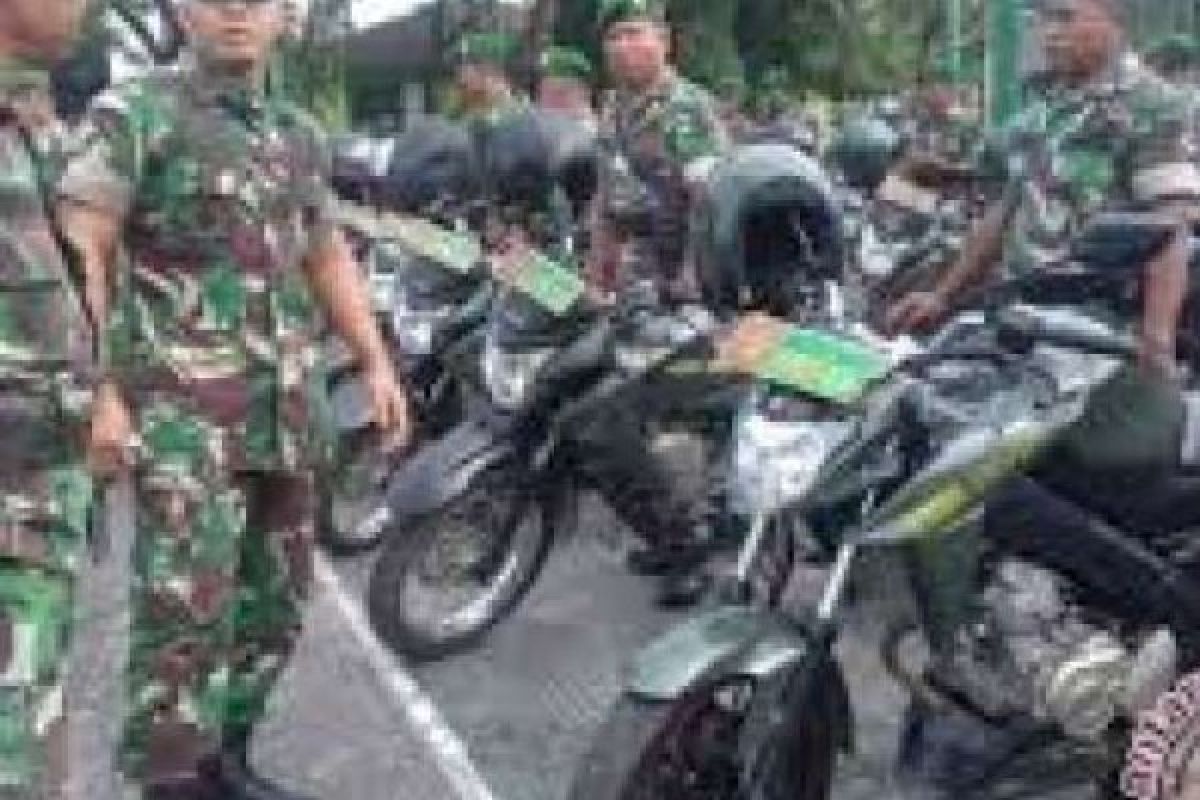 Sinarmas Berikan Bantuan 10 Unit Motor Trail Untuk Korem Riau