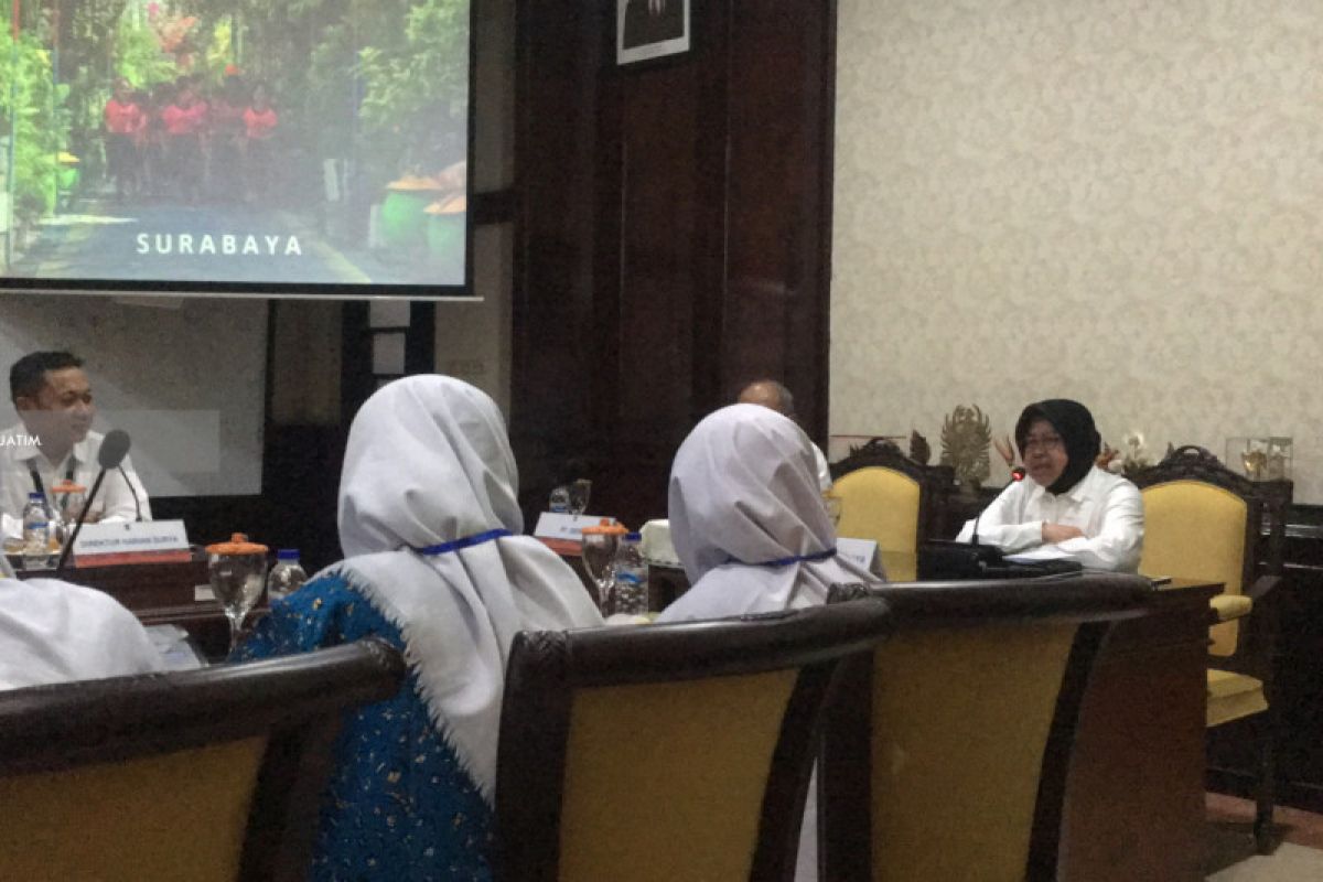 Peserta SMN Sumsel Bertemu Wali Kota Surabaya (Video)