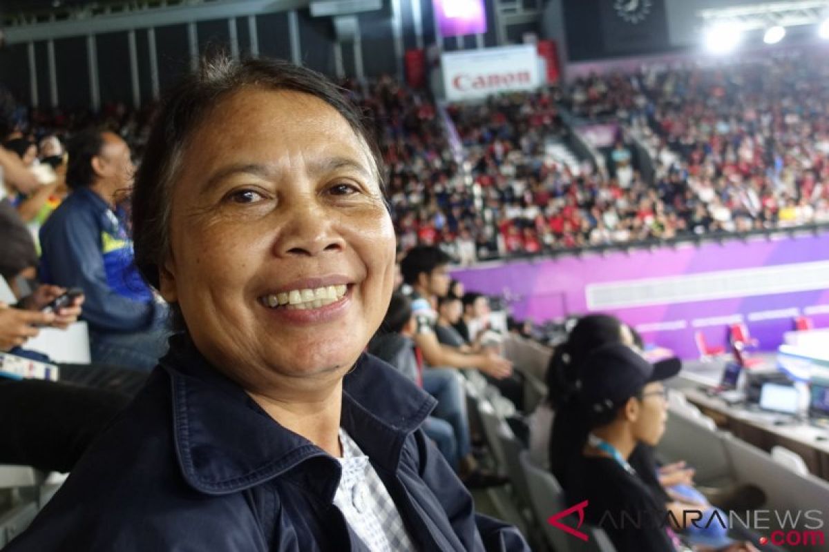 Ibunda Ginting tegang nonton putranya hadapi juara dunia