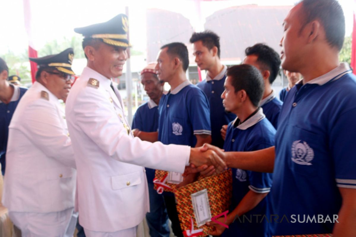 229 narapidana Lapas Pariaman terima remisi kemerdekaan, satu langsung bebas