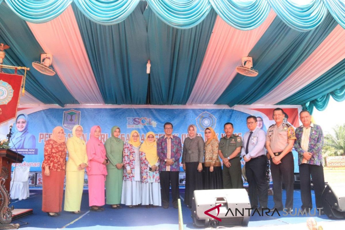 Pencanangan Bulan Bakti Gotong Royong di Binjai