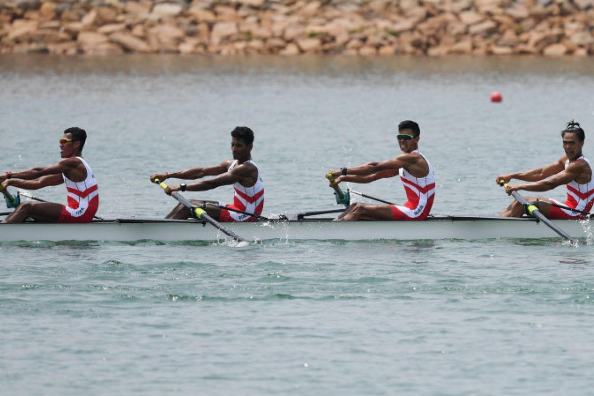 Asian Games (dayung) - Timnas rowing tampil maksimal di Palembang