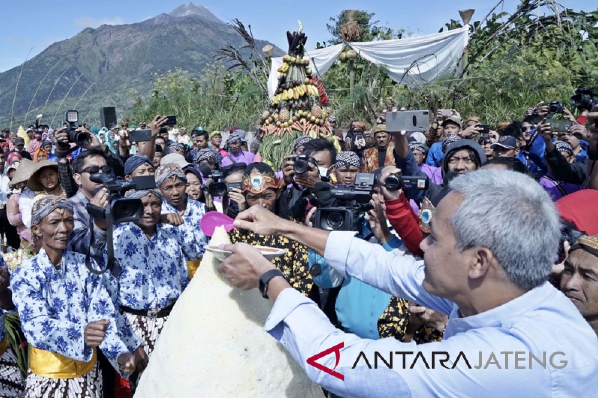 Awali panen, warga Merbabu ikuti Festival Tungguk Tembakau
