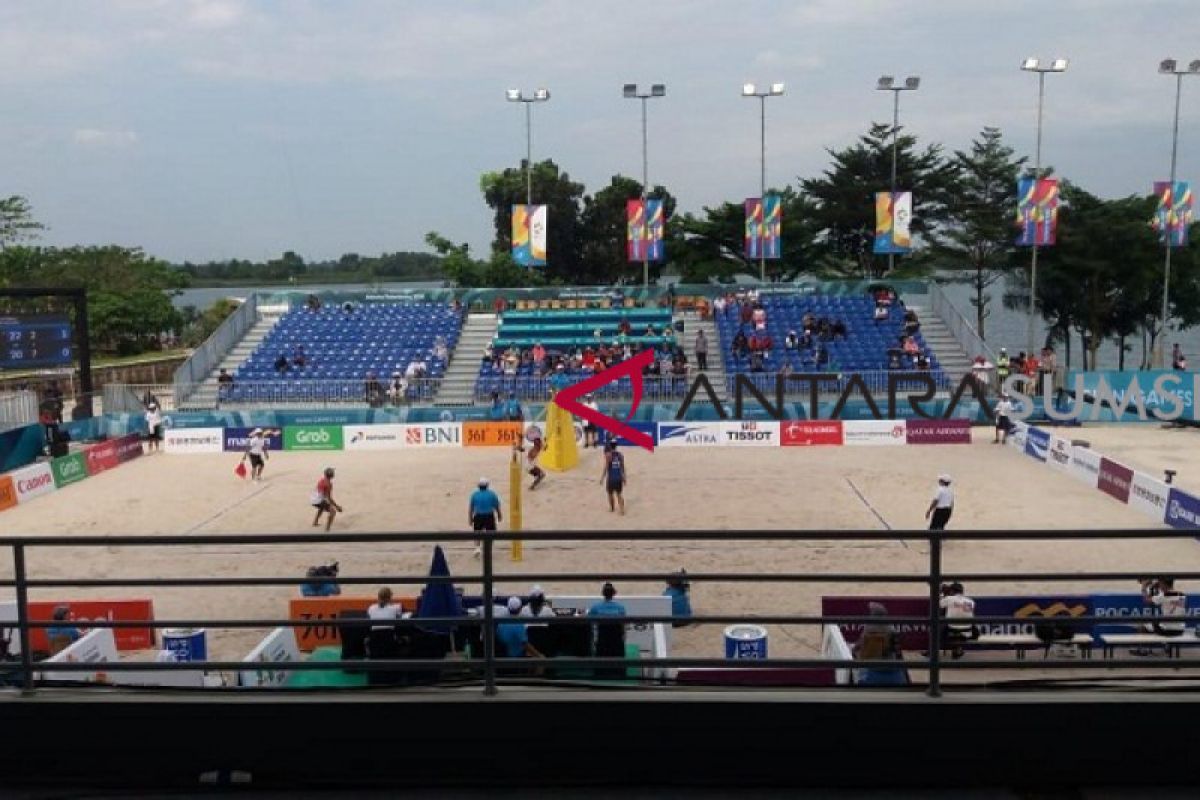 Asian Games (voli pantai)  - Indonesia taklukkan Hong Kong dua set