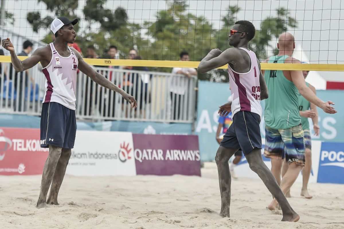 Asian games  - Tim voli pantai putra Qatar melaju ke final