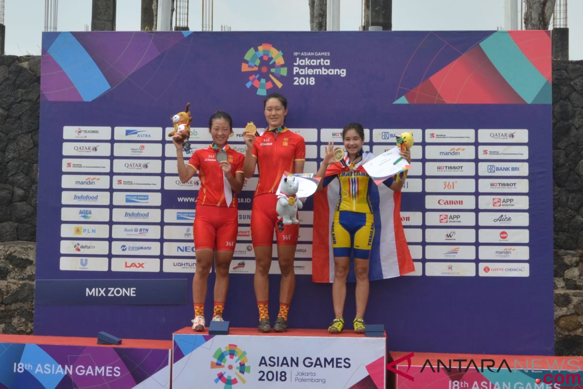 Asian Games (cycling) - China dominates women`s cross country event