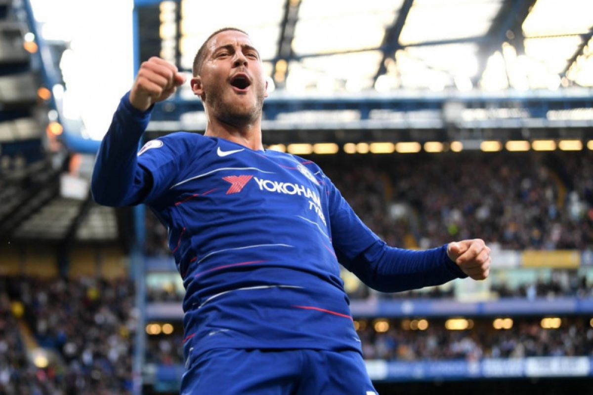 Sarri sebut Hazard bisa cetak 40 gol musim ini