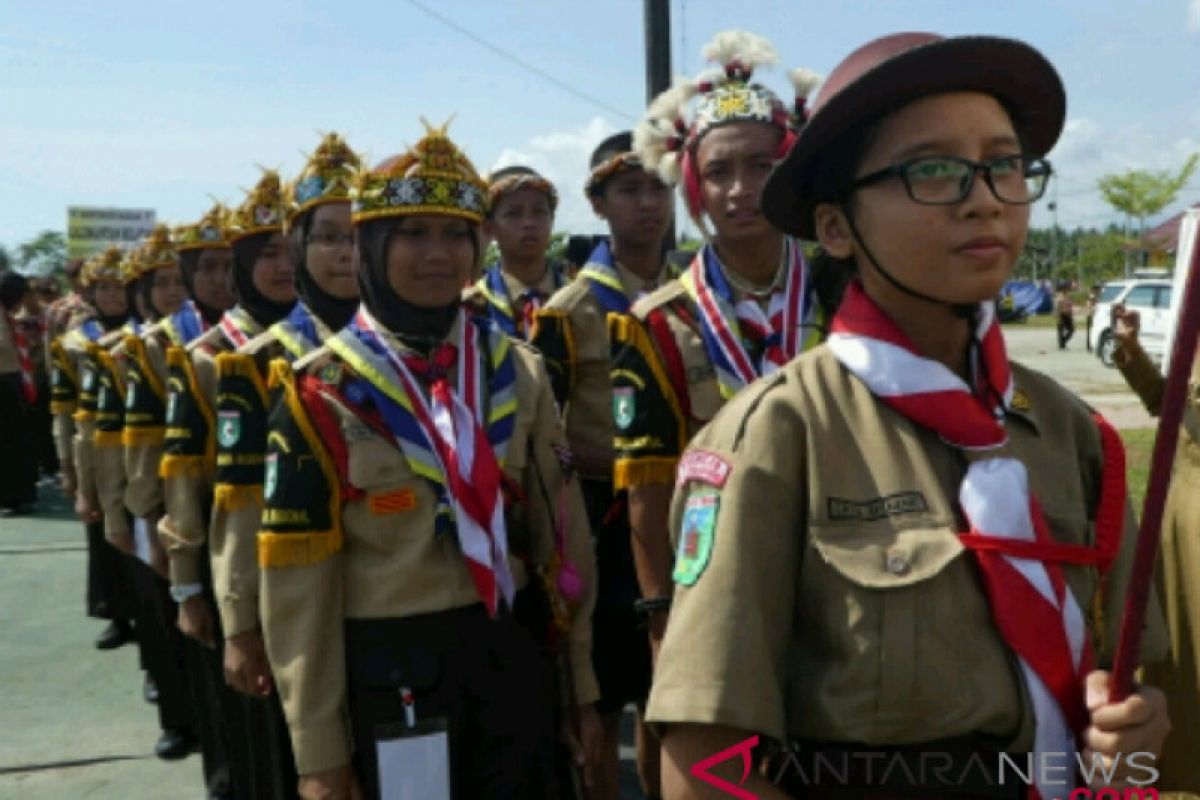 Pramuka harus bisa berjuang di garis depan