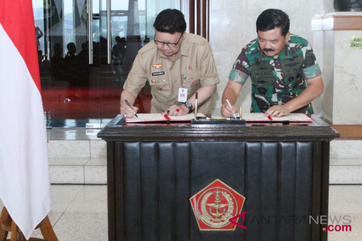 TNI-Kemendagri teken MoU optimalisasi sumber daya