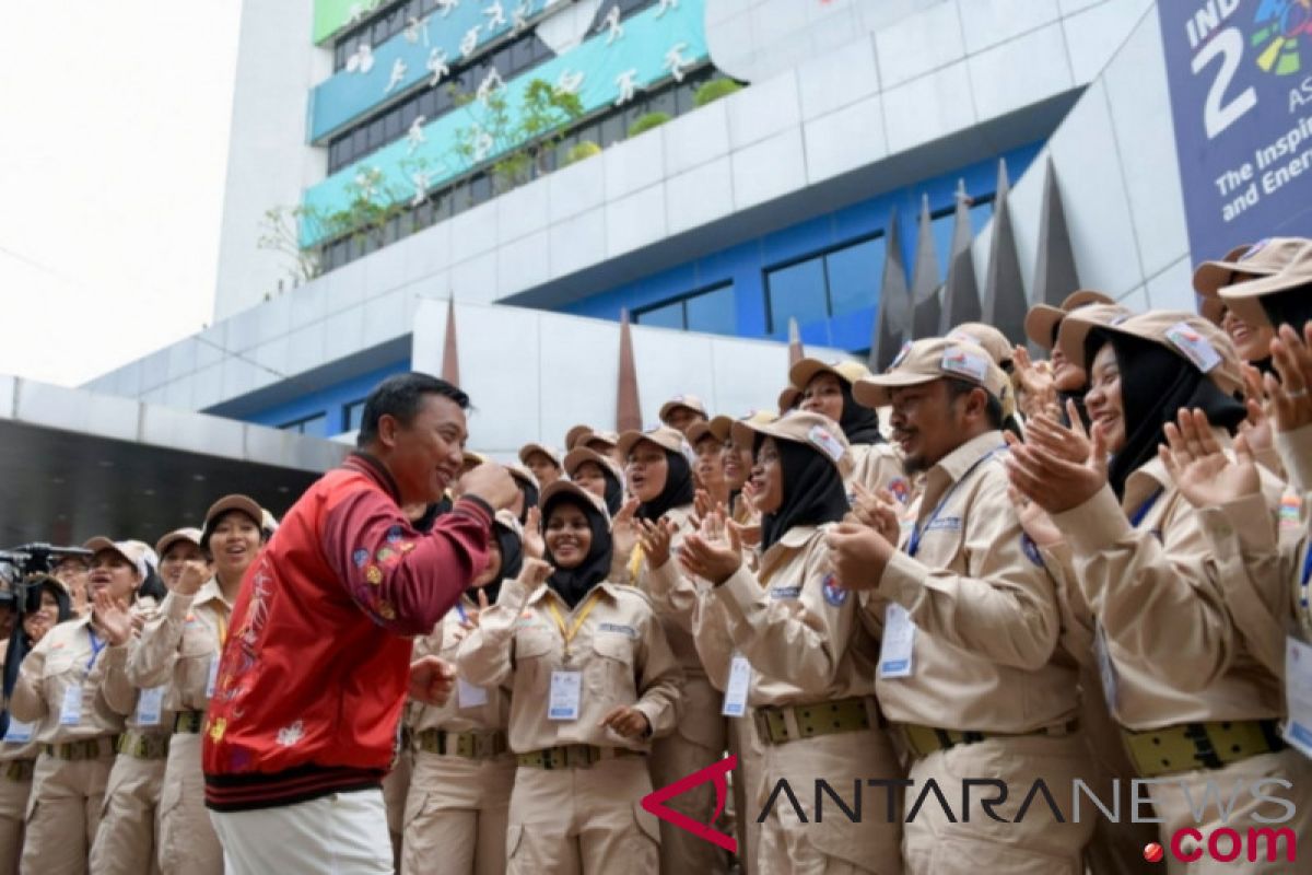 Candi Muarojambi jadi tempat persinggahan kirab pemuda