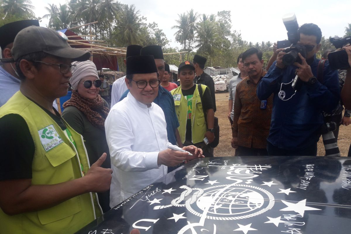 Cak Imin harap seni bisa jadi panglima di Indonesia