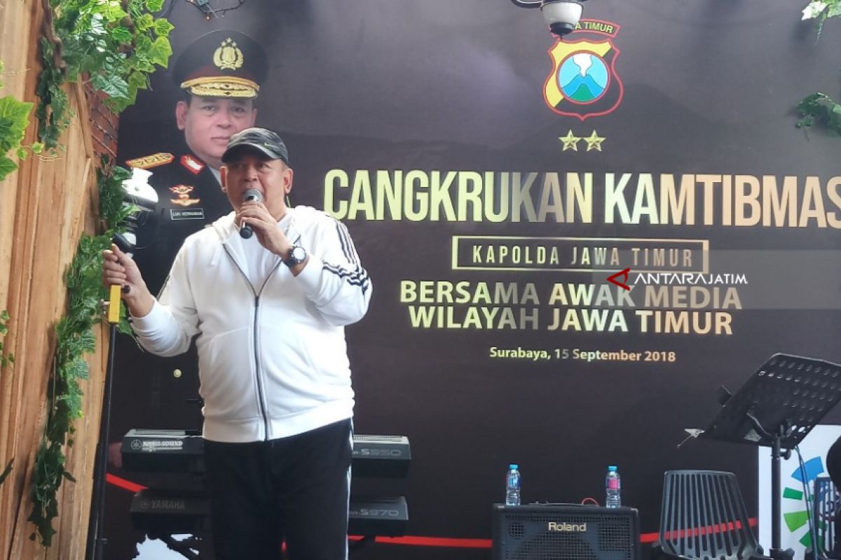 Kapolda Jatim Berharap Media Ikut Bantu Tangkal Hoaks