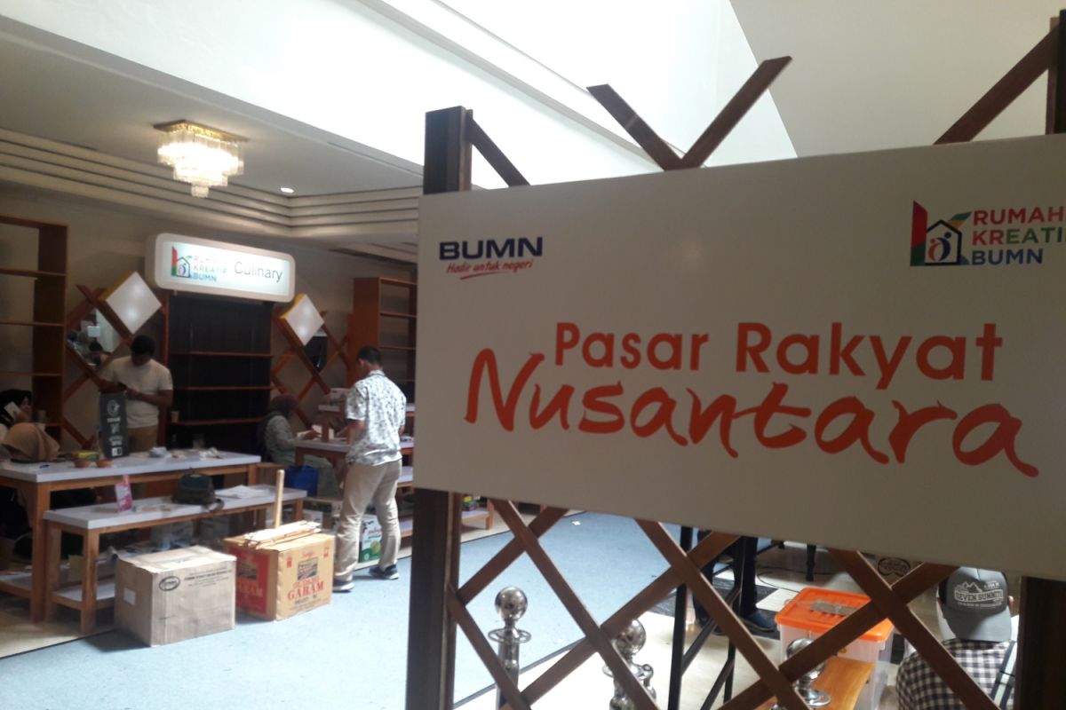 Pasar Rakyat Nusantara ditutup, transaksi penjualan capai Rp350 juta