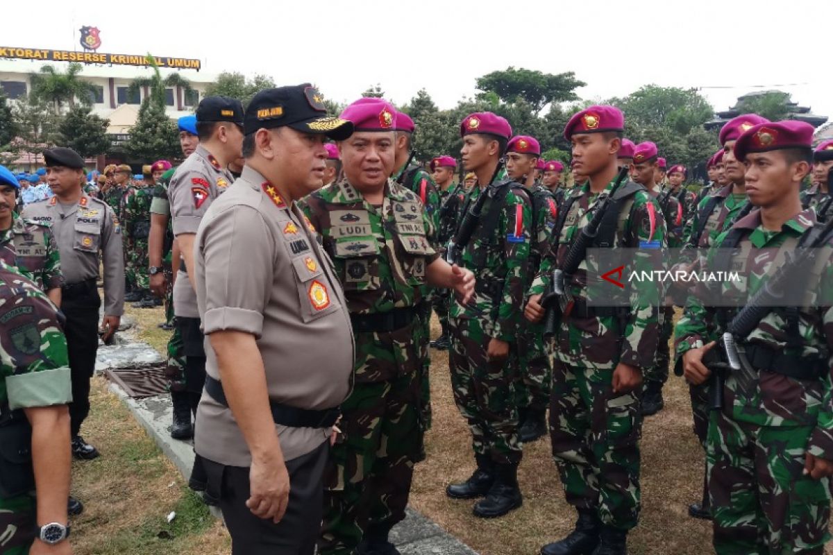 Polda Jatim Terjunkan 26 Ribu Personel Amankan Pemilu 2019