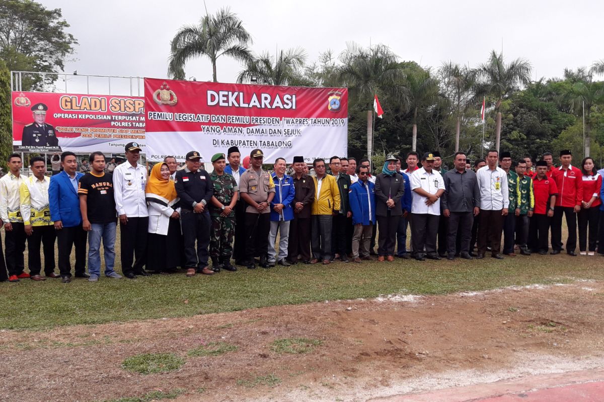 Polres Tabalong gelar Sispamkota pengamanan Pemilu 2019