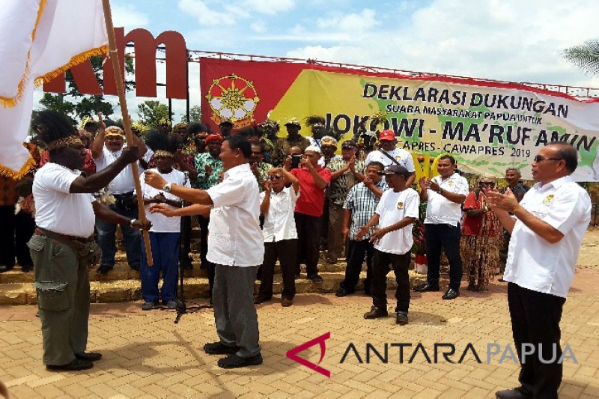 Cakra 19 deklarasi dukungan untuk Jokowi-Ma`ruf  di Merauke