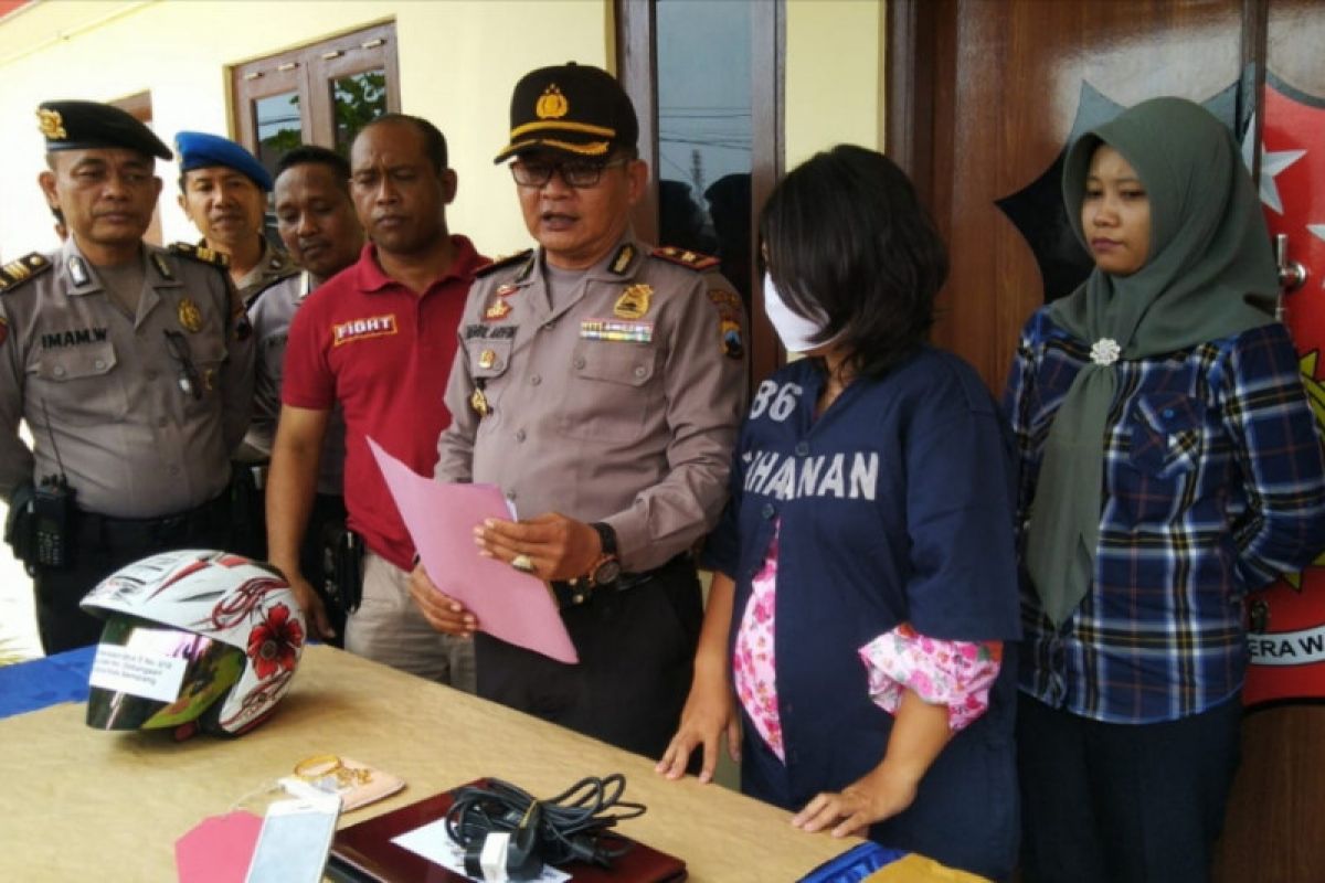 Polisi ringkus wanita hamil pelaku pencurian