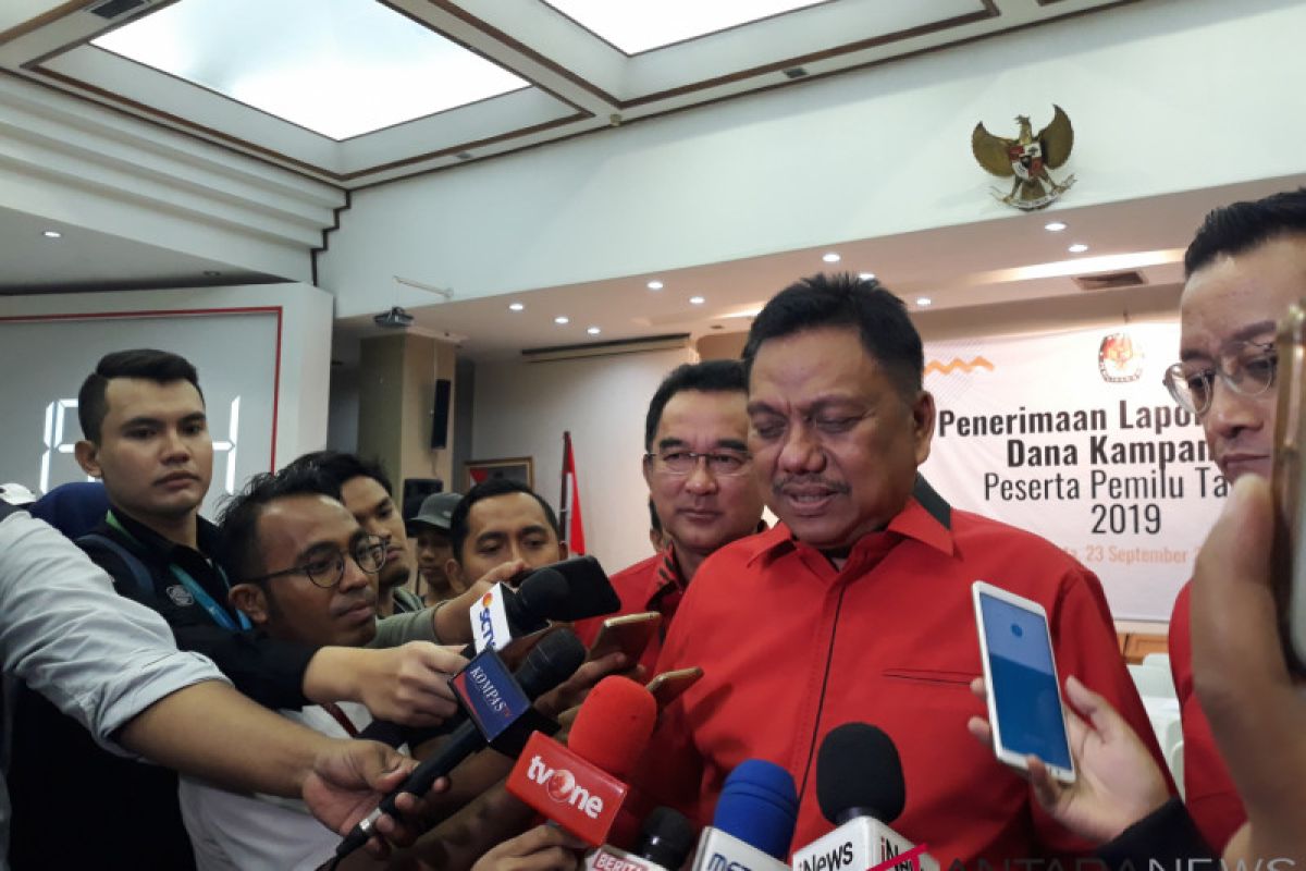 Dana awal kampanye PDIP capai Rp105 miliar