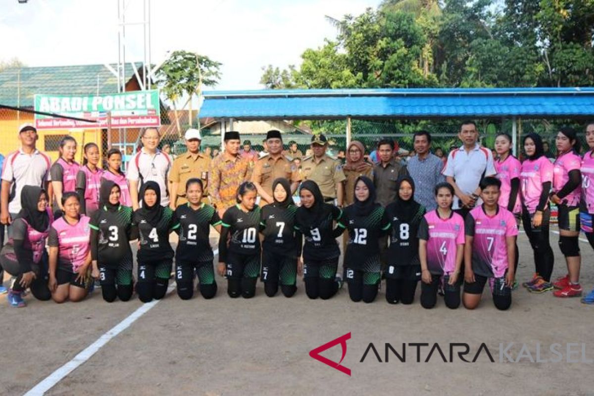 Bupati HSS buka turnamen Bola Volly Telaga Langsat III