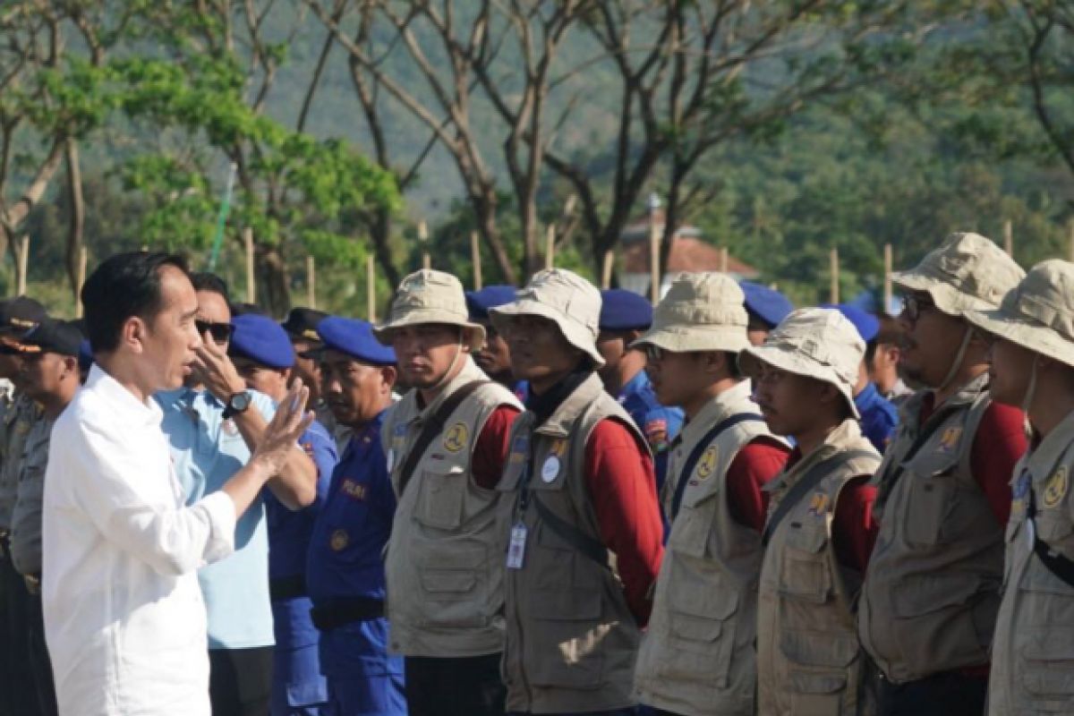 Presiden apel siaga "NTB Bangun Kembali" di Lombok