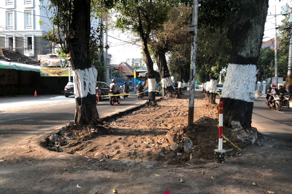 Revitalisasi Boulevard Suroto Yogyakarta mulai dikerjakan