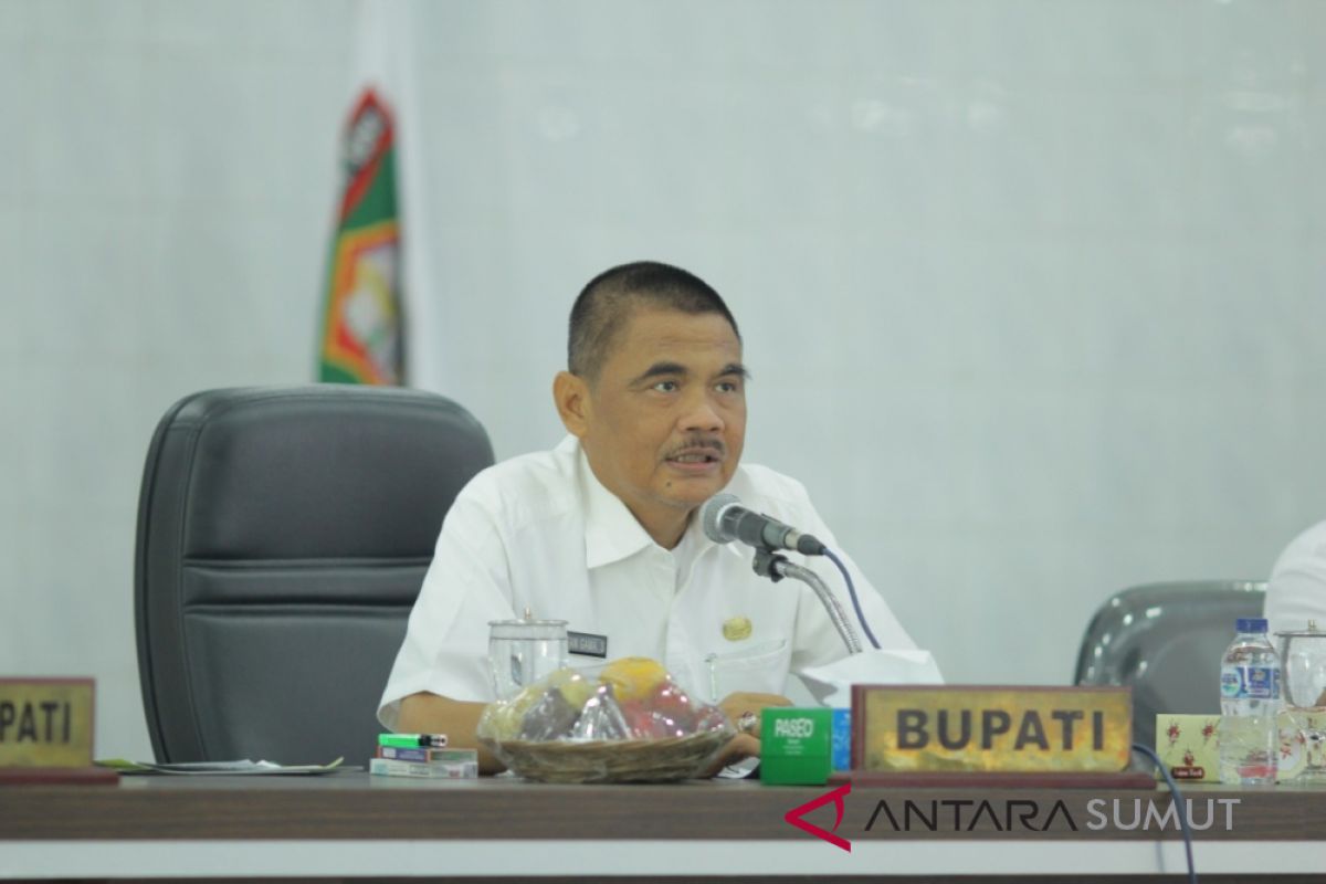 Bupati Asahan gelar rakor penyelenggaraan pilpres, pileg serta pilkades