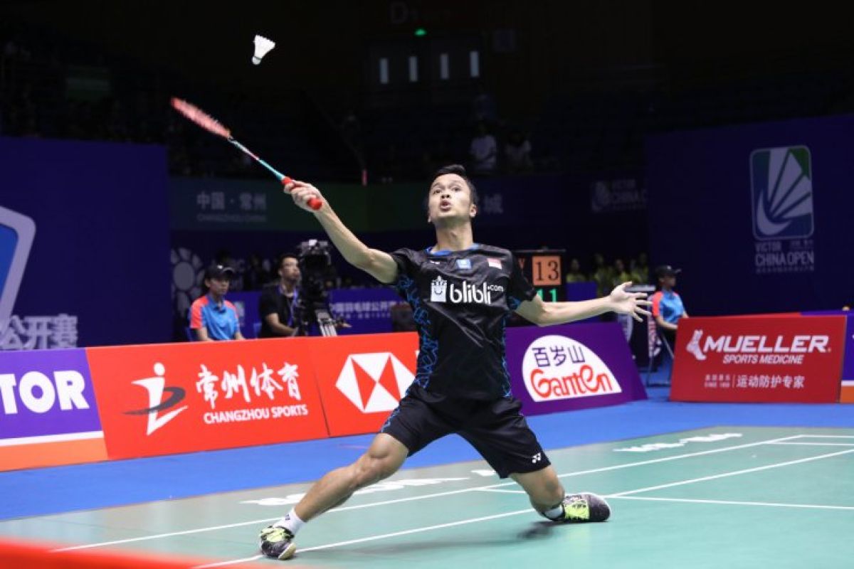 Ginting ke Semi final, kembali taklukkan pemain unggulan China