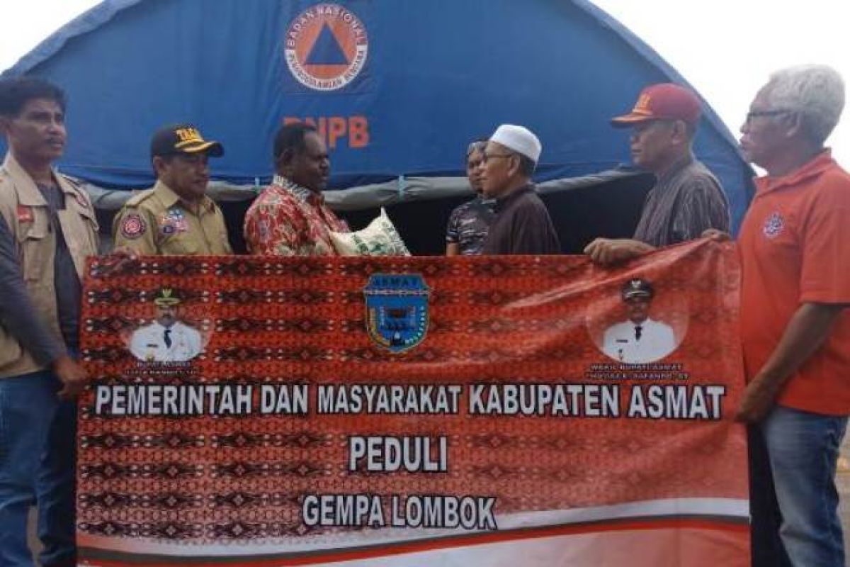 Pemkab Asmat bantu korban gempa Lombok