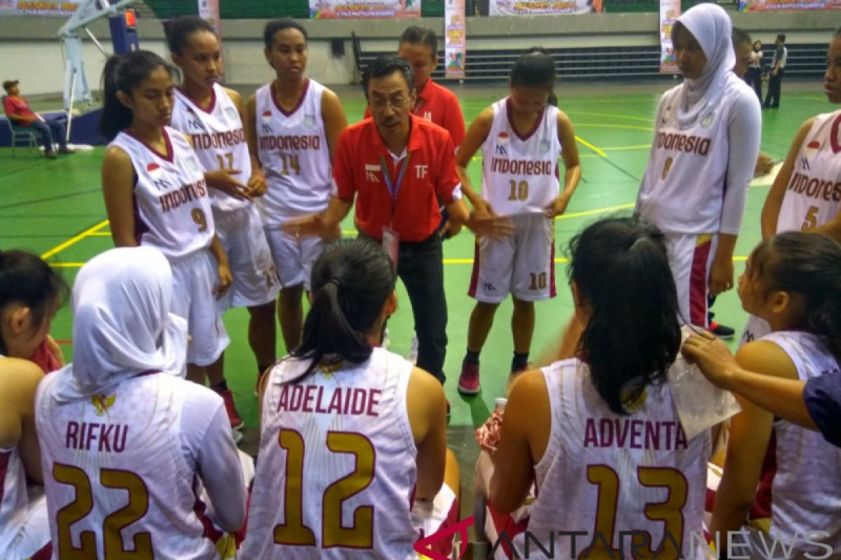 Tim bola basket putri Indonesia gagal meraih satu pun kemenangan