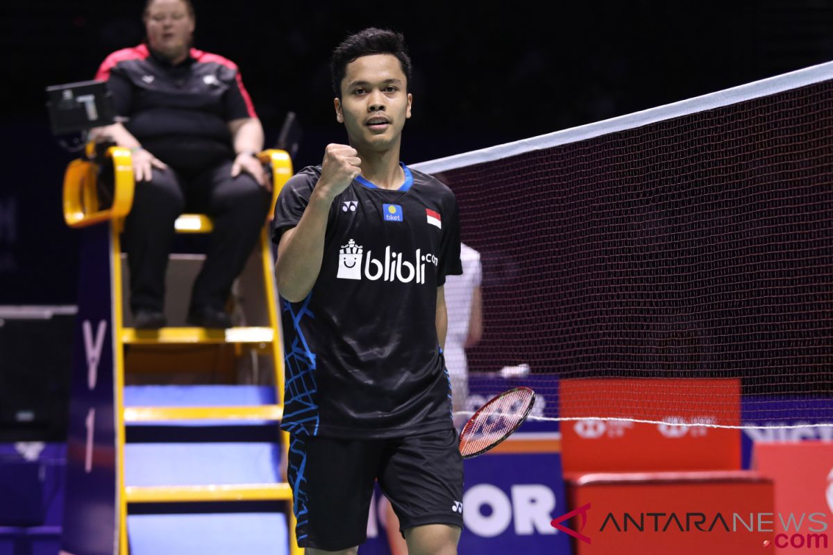 Anthony Ginting dkk. memulai perburuan gelar juara Perancis Terbuka