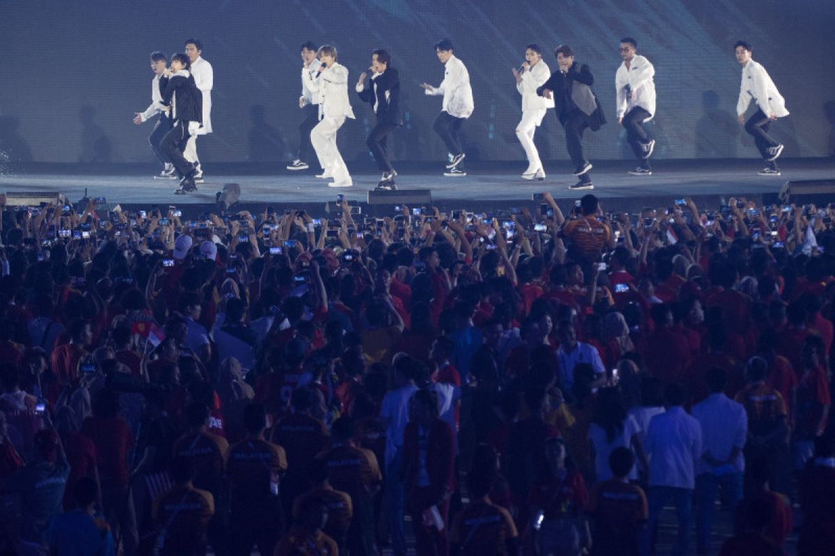 Asian Games - Penampilan Super Junior memukau GBK