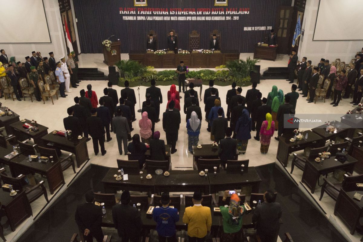 Sebanyak 40 Anggota DPRD Kota Malang Dilantik