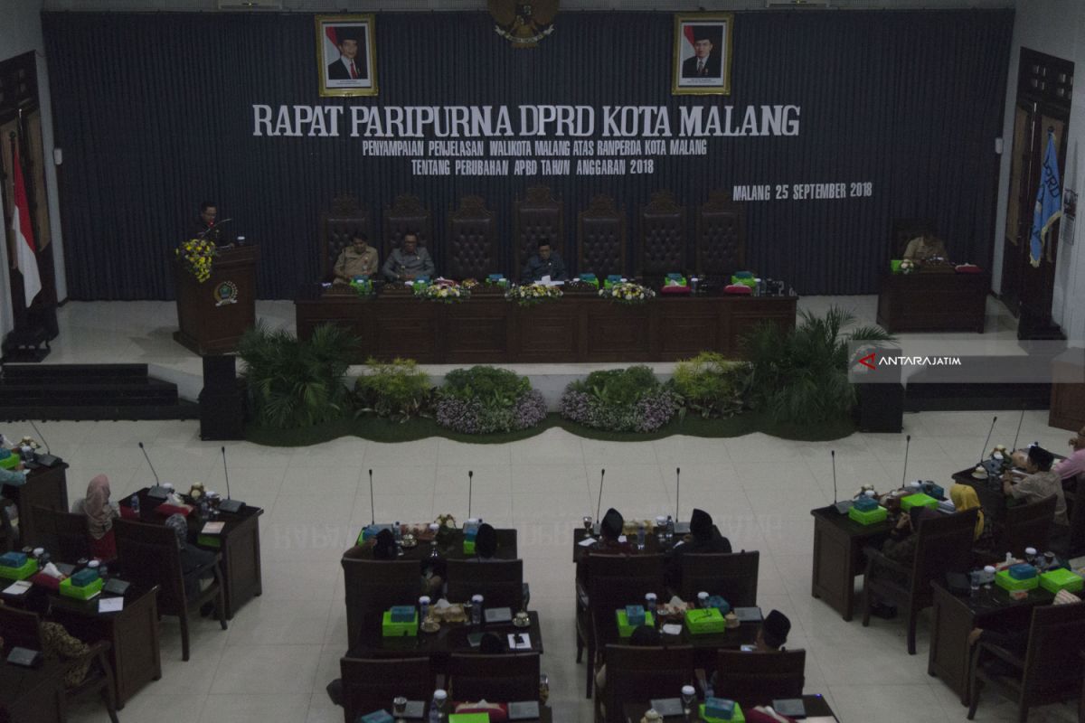 Wali Kota Malang Ajukan RAPBD-P 2018