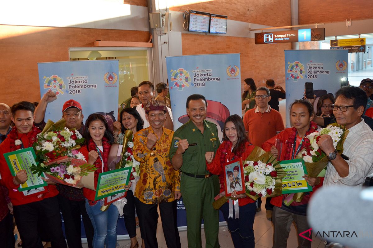 Penjabat Gubernur Bali sambut atlet Asian Games