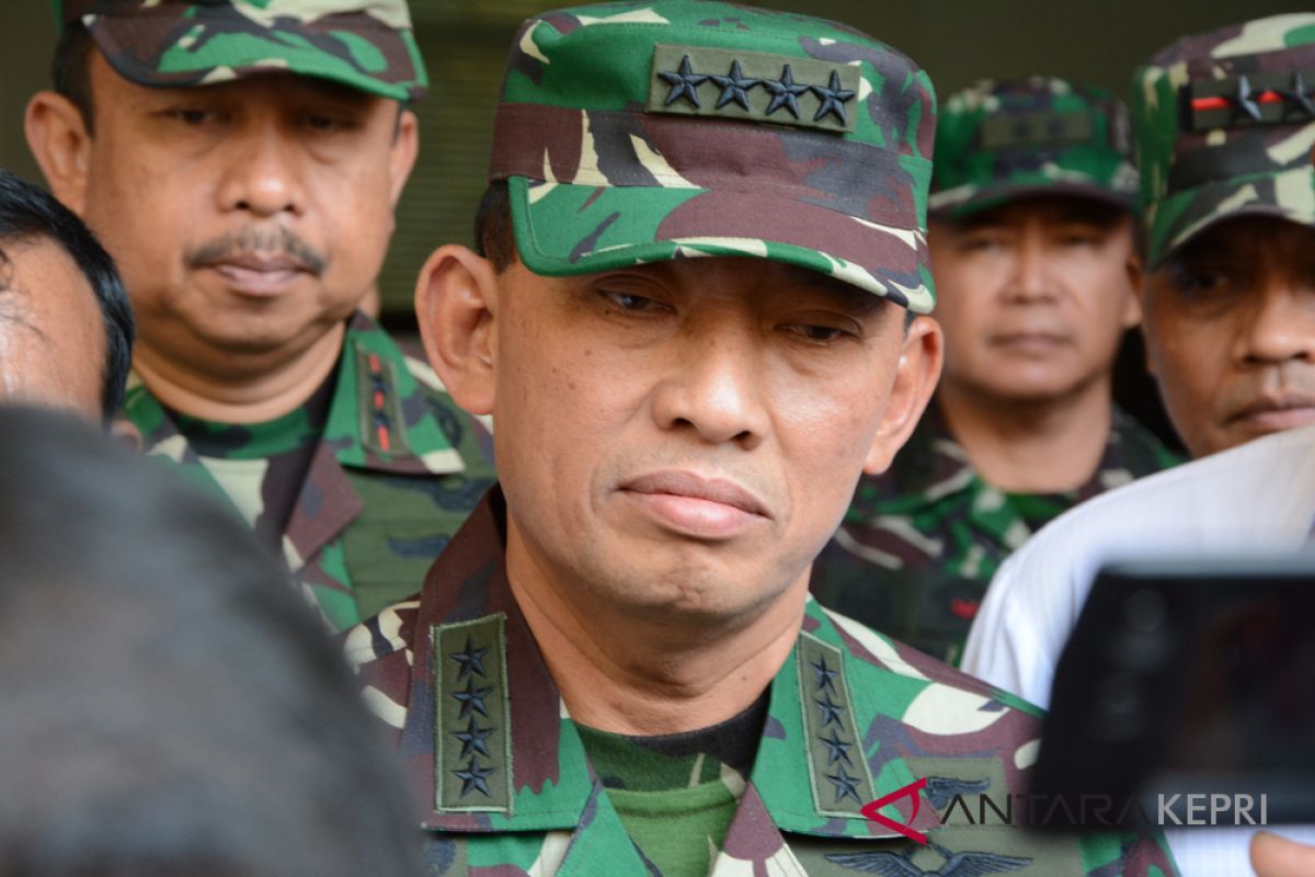 TNI AU bangun shelter di Kota Batam