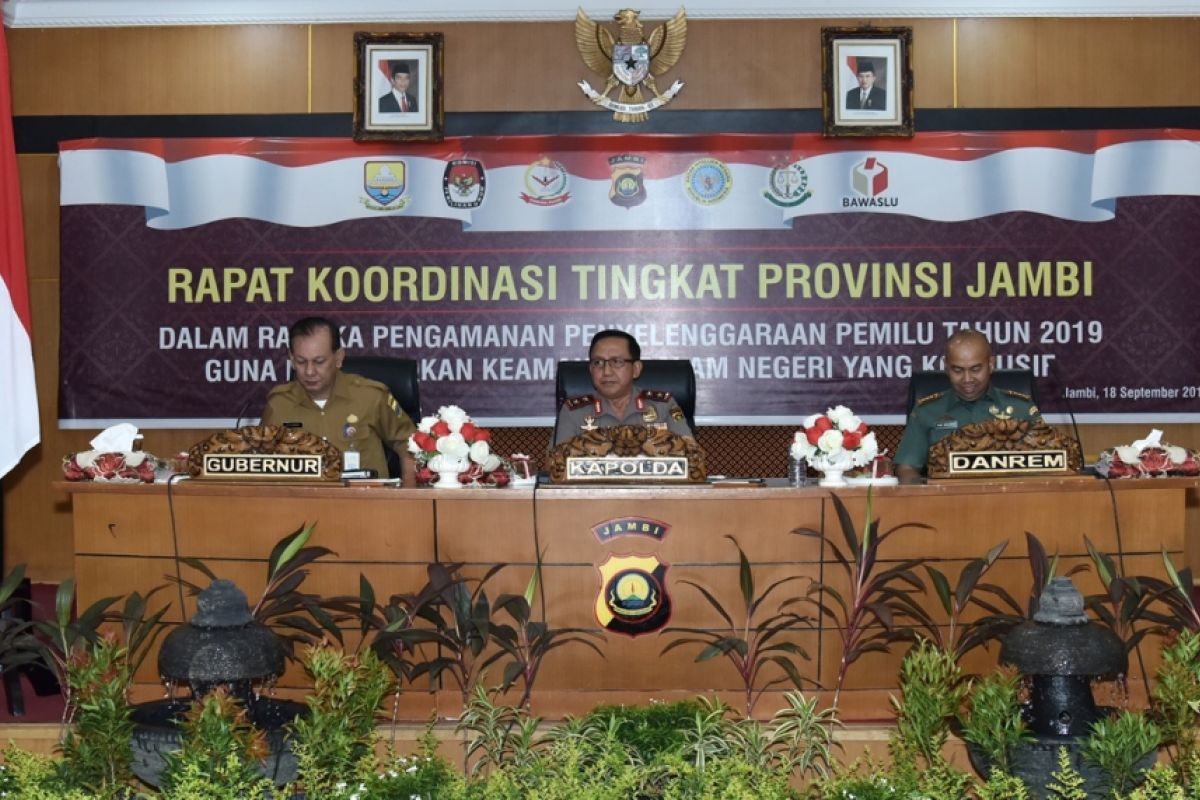 Sekda Jambi minta penyelenggara sukseskan pemilu 2019