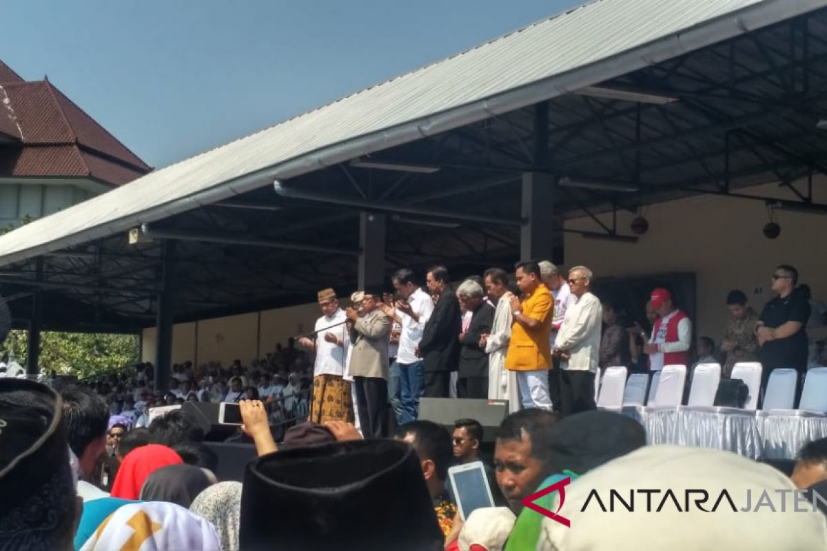 Presiden Jokowi ajak masyarakat doakan korban tsunami Donggala-Palu