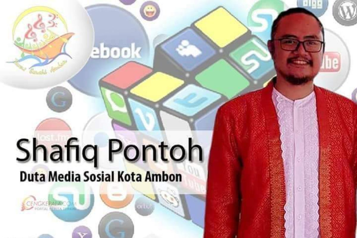 Shafiq Pontoh duta medsos Ambon