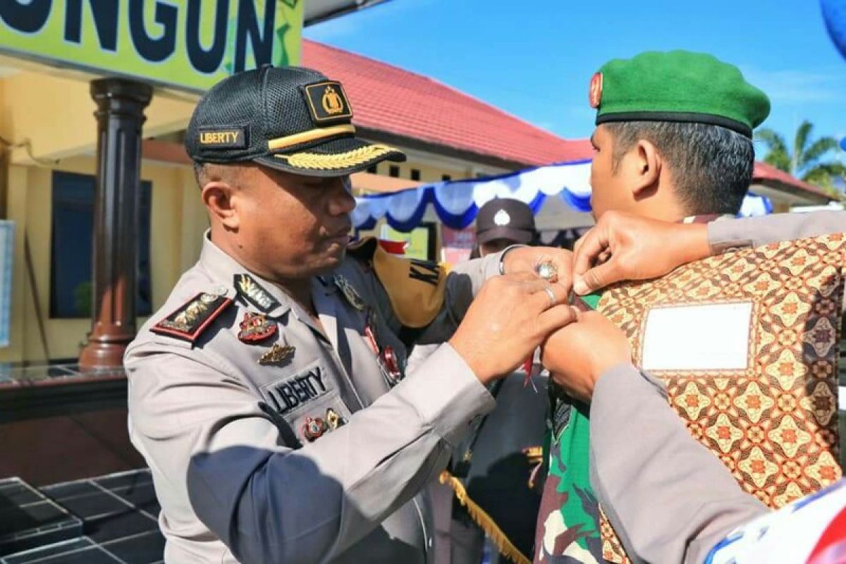 Polisi gelar pasukan pengamanan pemilu di Simalungun
