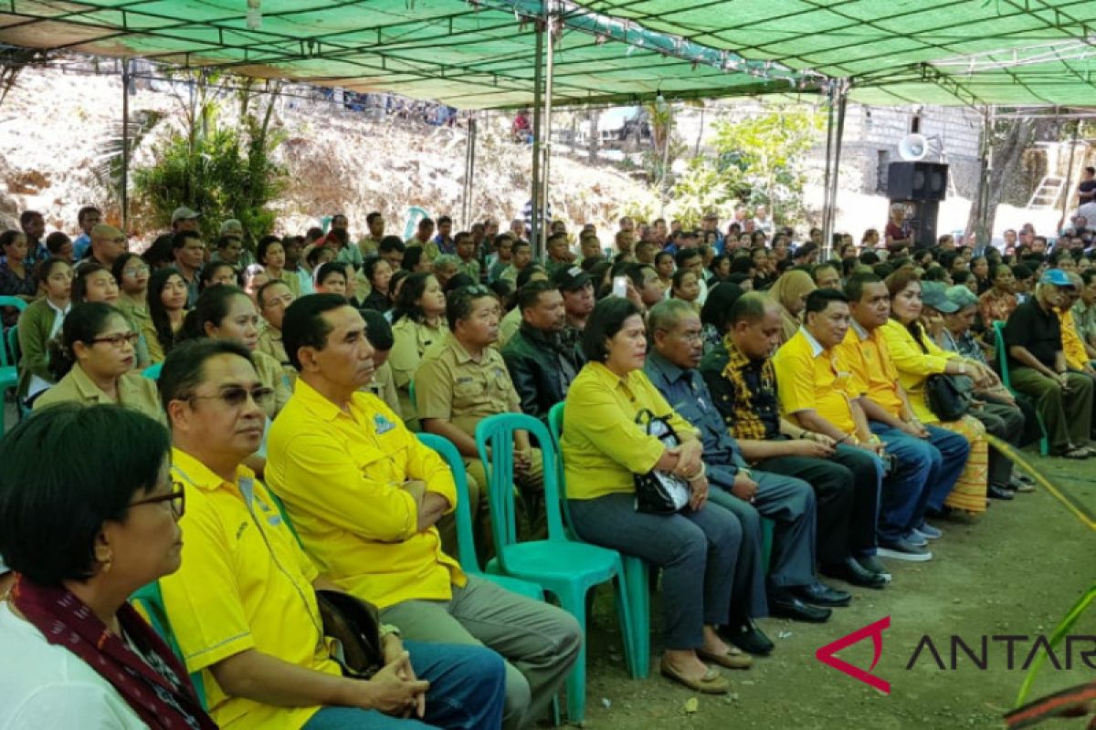 Upacara pemakaman tokoh Golkar