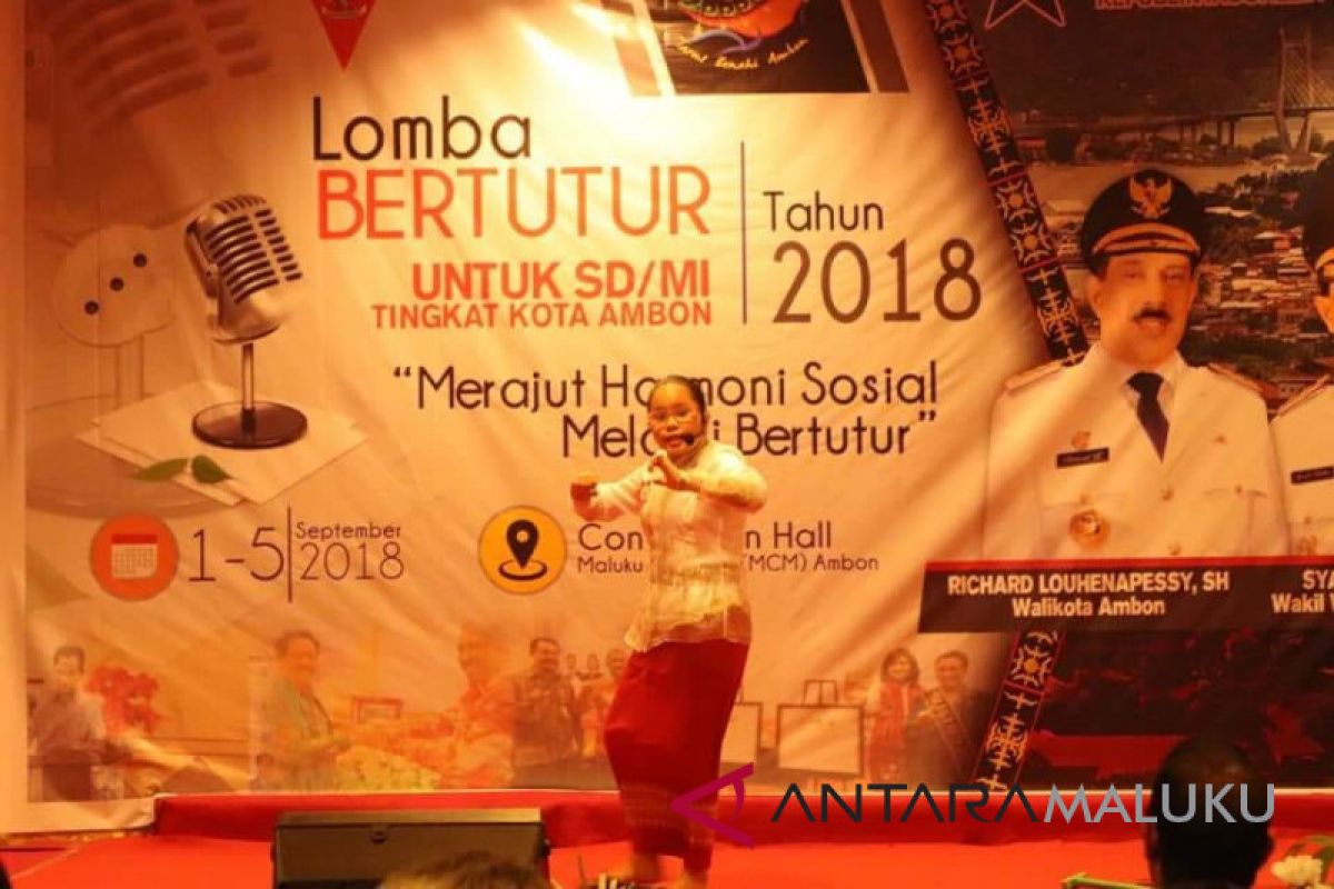 Lomba pidato-bertutur tingkatkan minat baca siswa Ambon