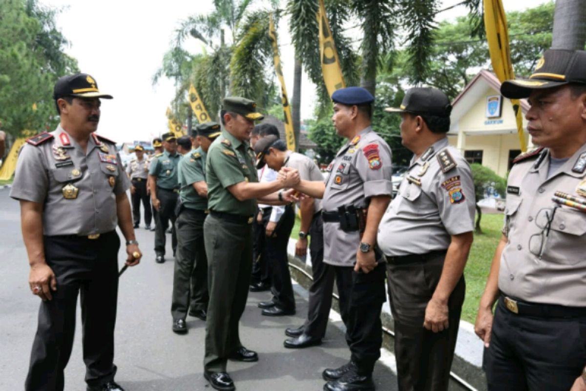 Kapolda: sinergitas TNI- POLRI terus ditingkatkan