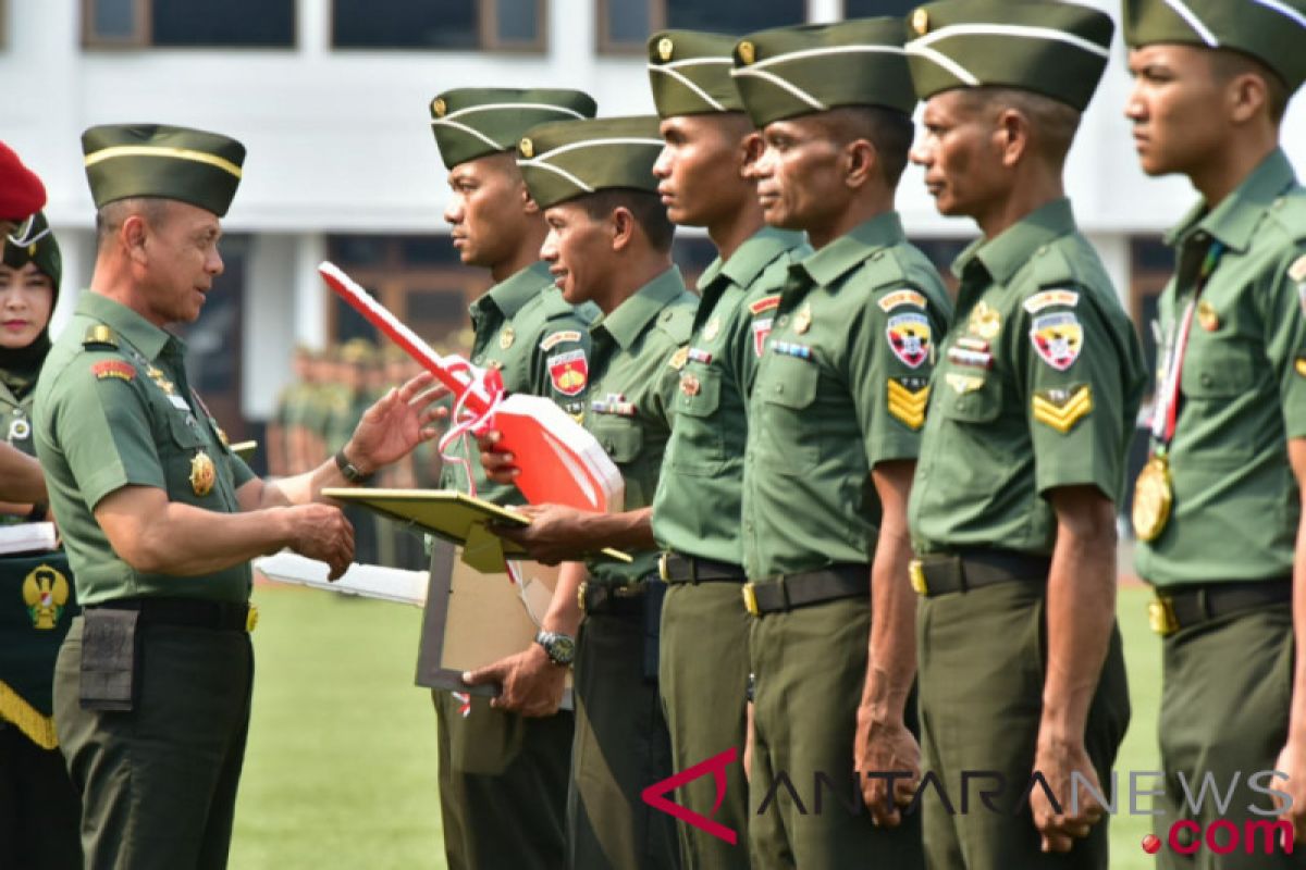 KSAD naikkan pangkat tiga atlet TNI-AD berprestasi