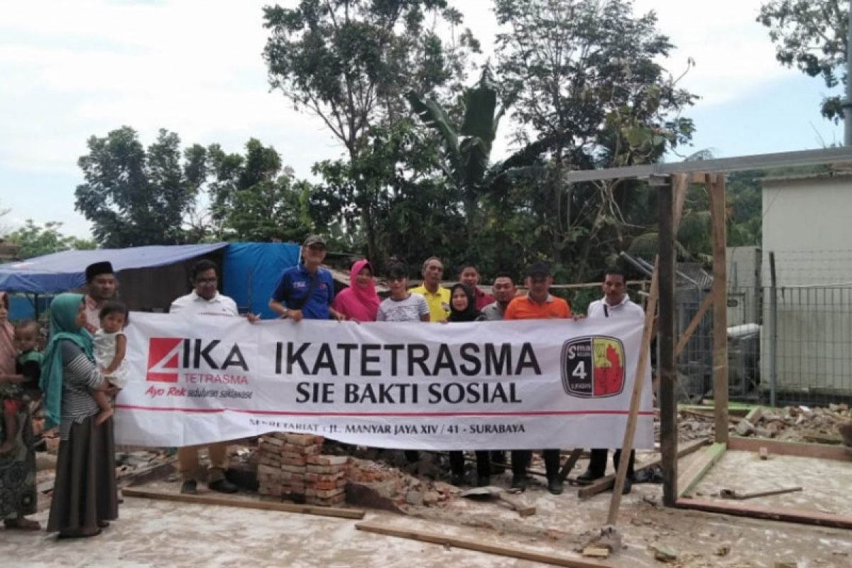 IKA Tetrasma Surabaya bantu korban gempa Lombok
