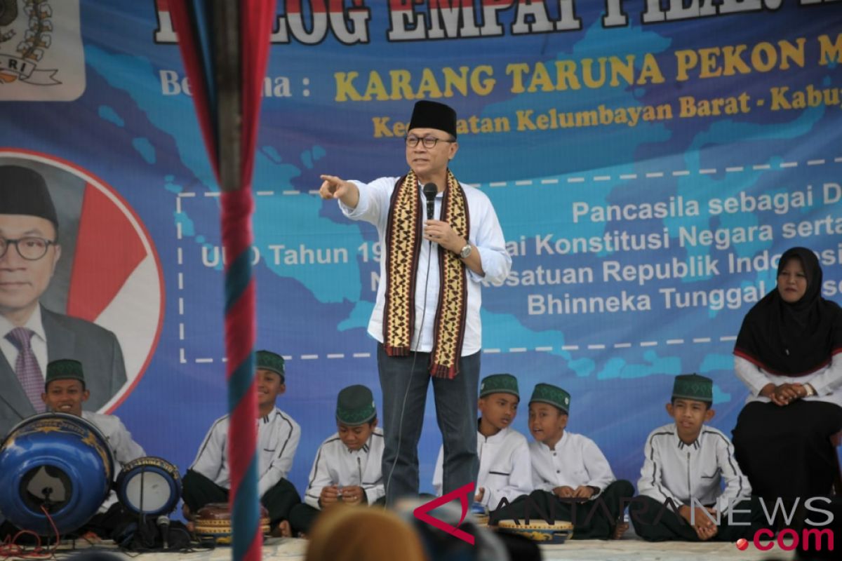 Zulkifli Hasan ingatkan tak boleh ada keributan jelang Pemilu 2019